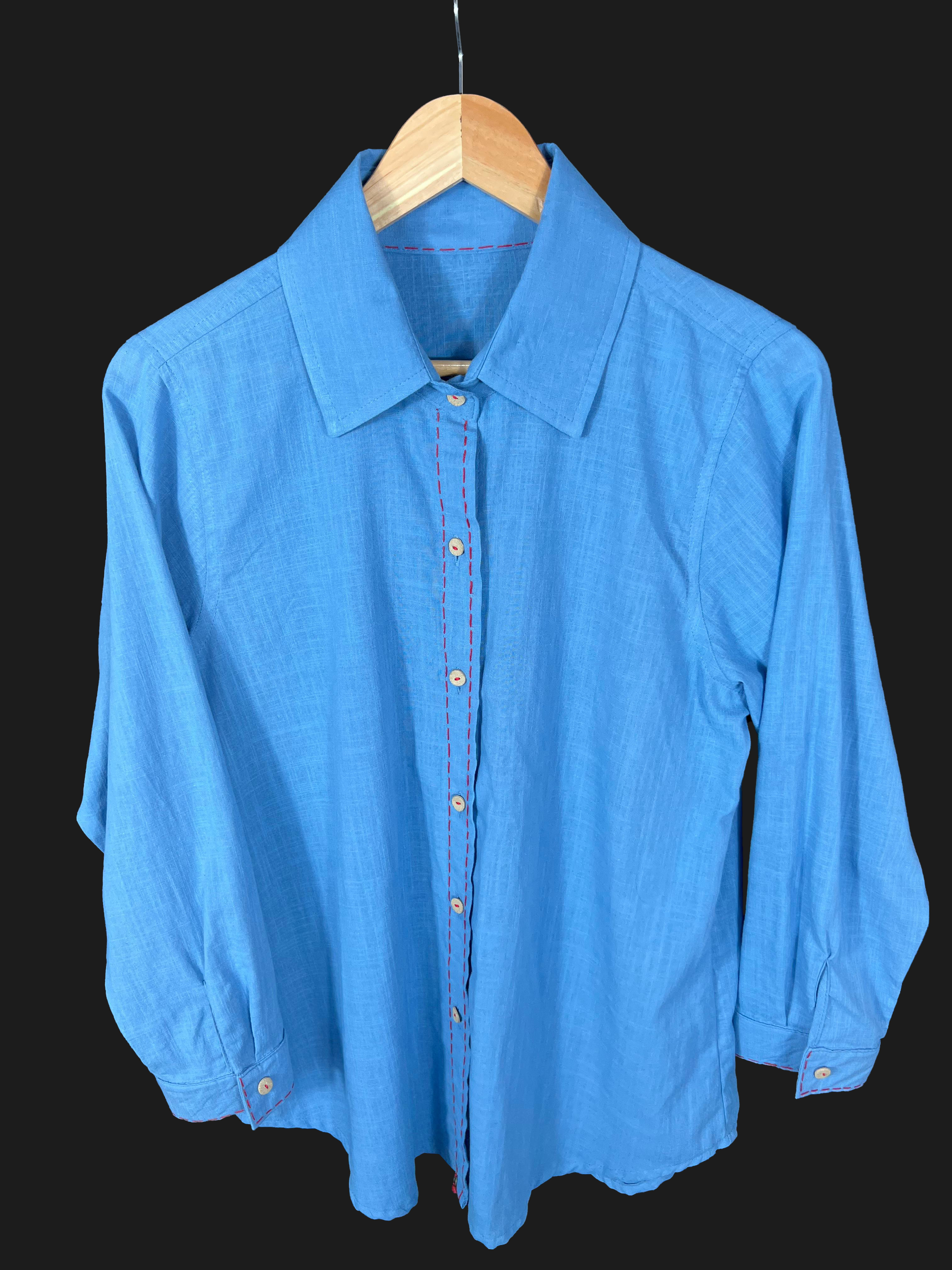 Camisa azul nº4